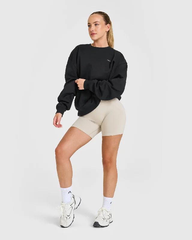 Foundations Crew Neck Sweatshirt | Black