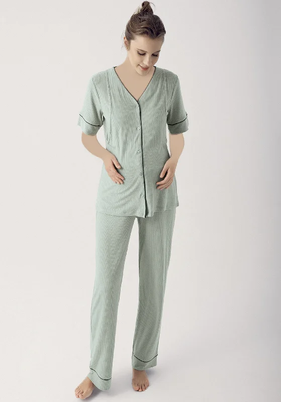 Maternal Button Pajama