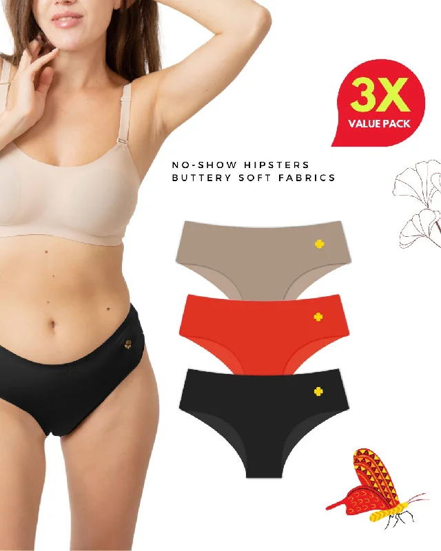 3X Seamless Hipsters - Assorted