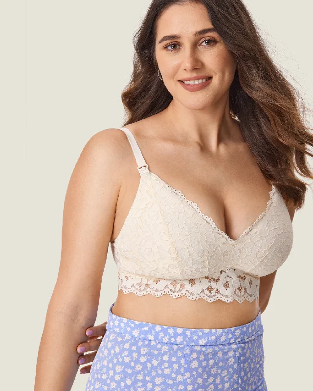 Supportive Lace Nursing Bralette