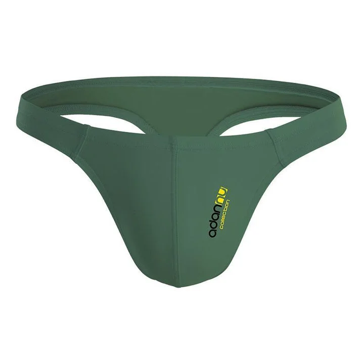 AD313 Green Mens Modal Thong/ G-String