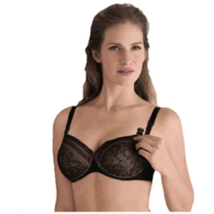 Anita 5053 Fleur Underwire Nursing Bra - Black Floral