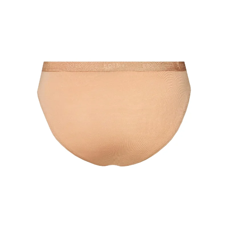 BOSS Womens Brief With Logo Waistband - Light/Pastel Brown