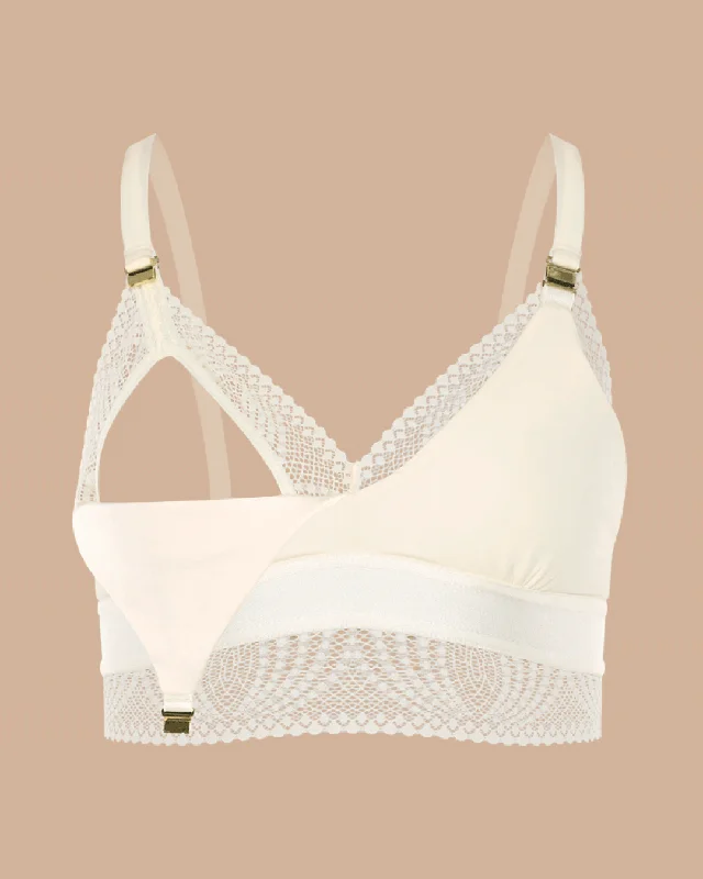 Bralette lactancia - AMOROSA marfil