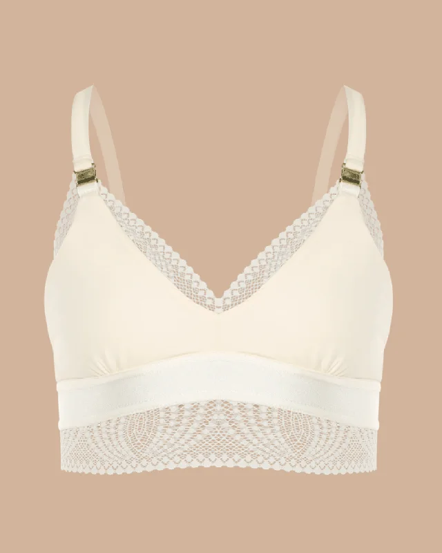 Bralette lactancia - AMOROSA marfil