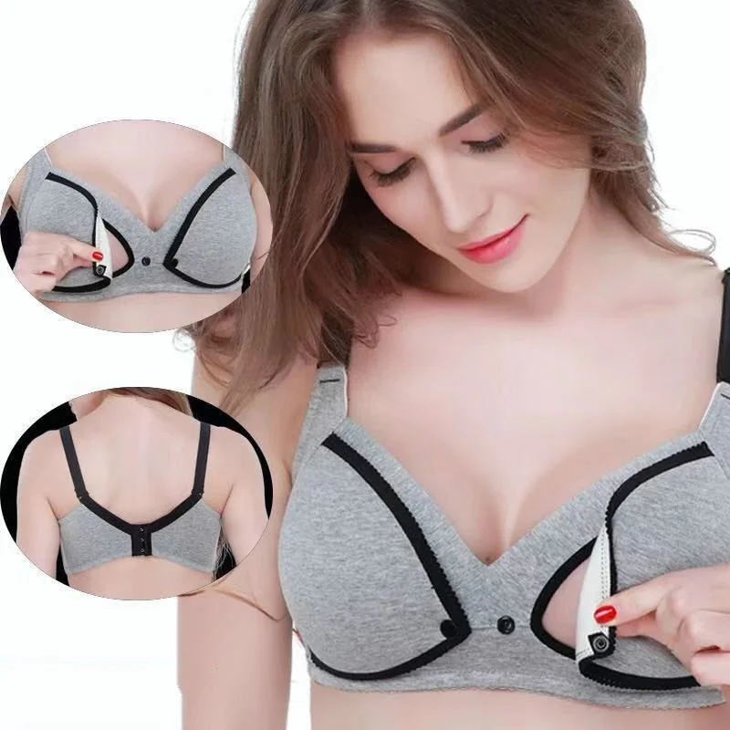 Breastfeeding Bras Maternity Open Nursing Bra for Feeding Nursing Underwear Clothes for Pregnant Lingerie Women Intimate Clothes