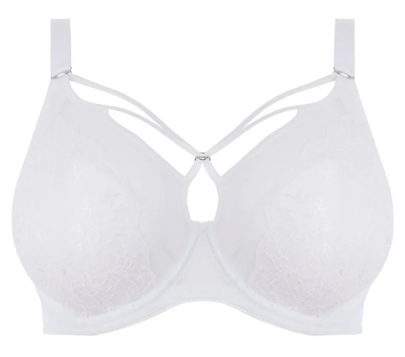 BriannaEL8080 Plunge Bra - White