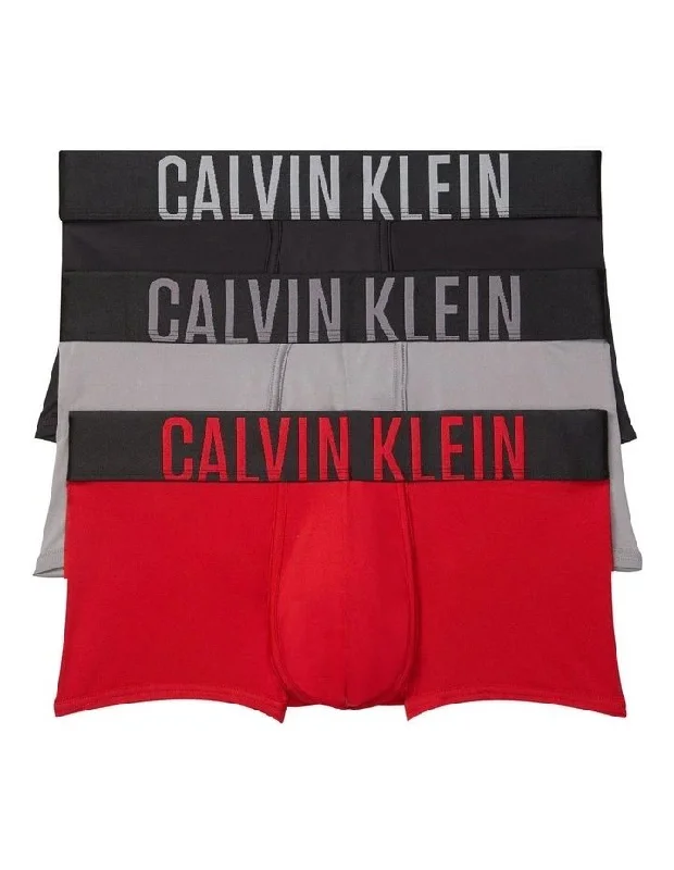 CALVIN KLEIN for Men - Intense Power Micro Low Rise 3 Pack Trunks In Multi NB2593