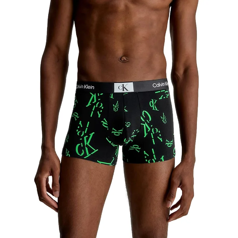 Calvin Klein Men CK 96 Cotton Trunk - On The Dance Floor Logo_Black