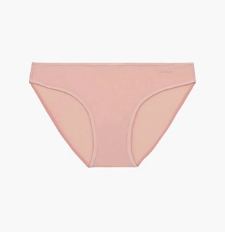 CALVIN KLEIN SHEER SPACER FABRIC BRIEF- BLUSH NUDE