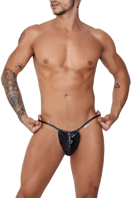 CandyMan 99738 Gloss G-String Black