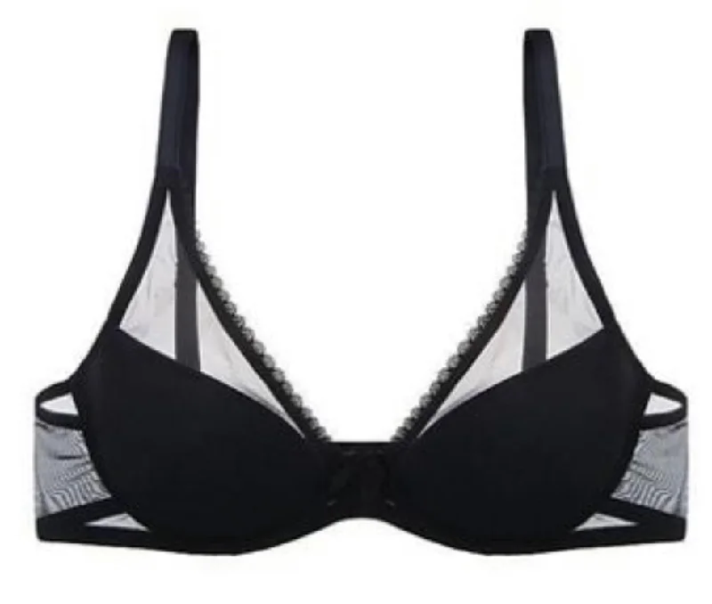 Victoire Plunge Bra JOU-145-01 (Dark)