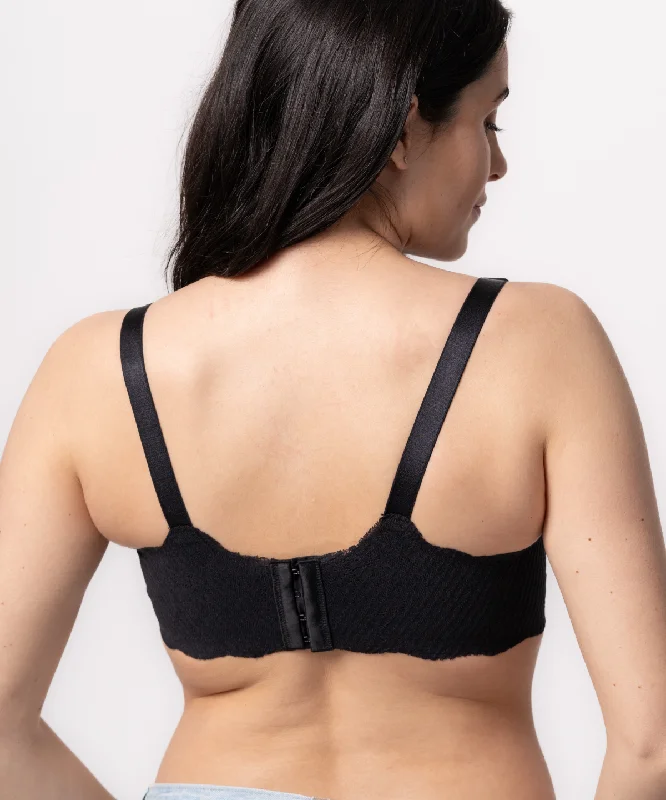 Ebony Lace Nursing Bra