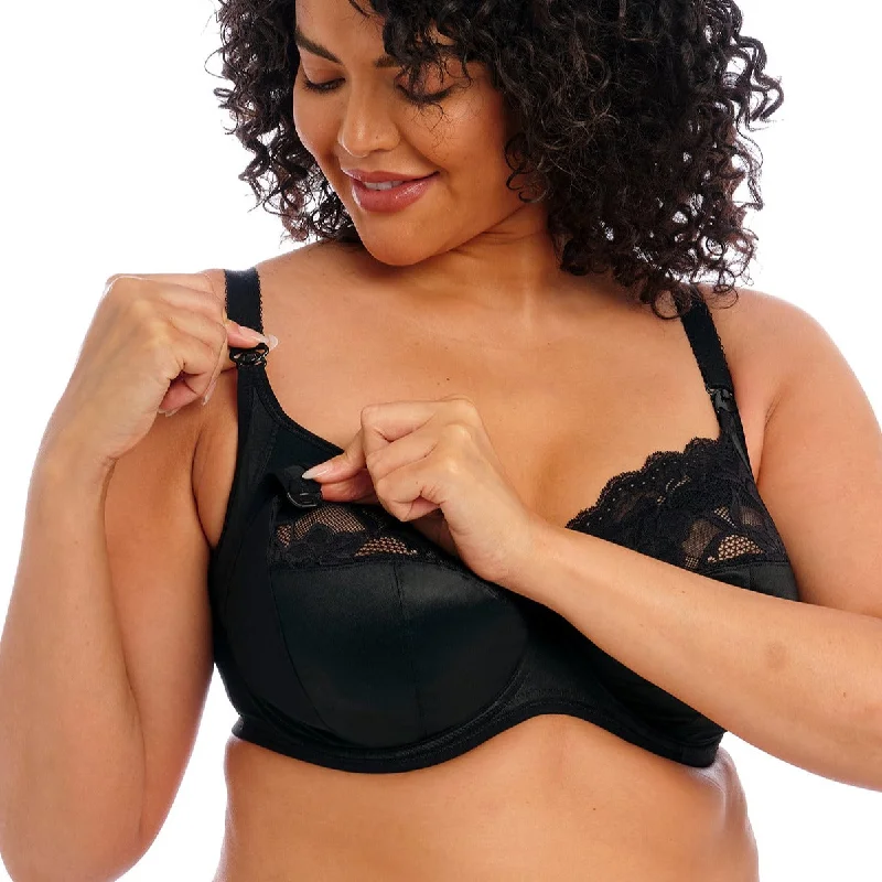 ELOMI MOLLY UW NURSING BRA BLACK