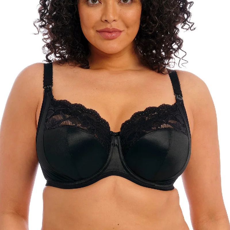 ELOMI MOLLY UW NURSING BRA BLACK