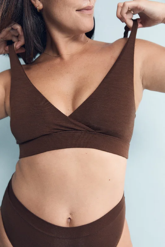 Essential Milk Bra - Cocoa