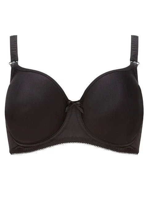 Freya Pure Moulded Nursing Bra - Black