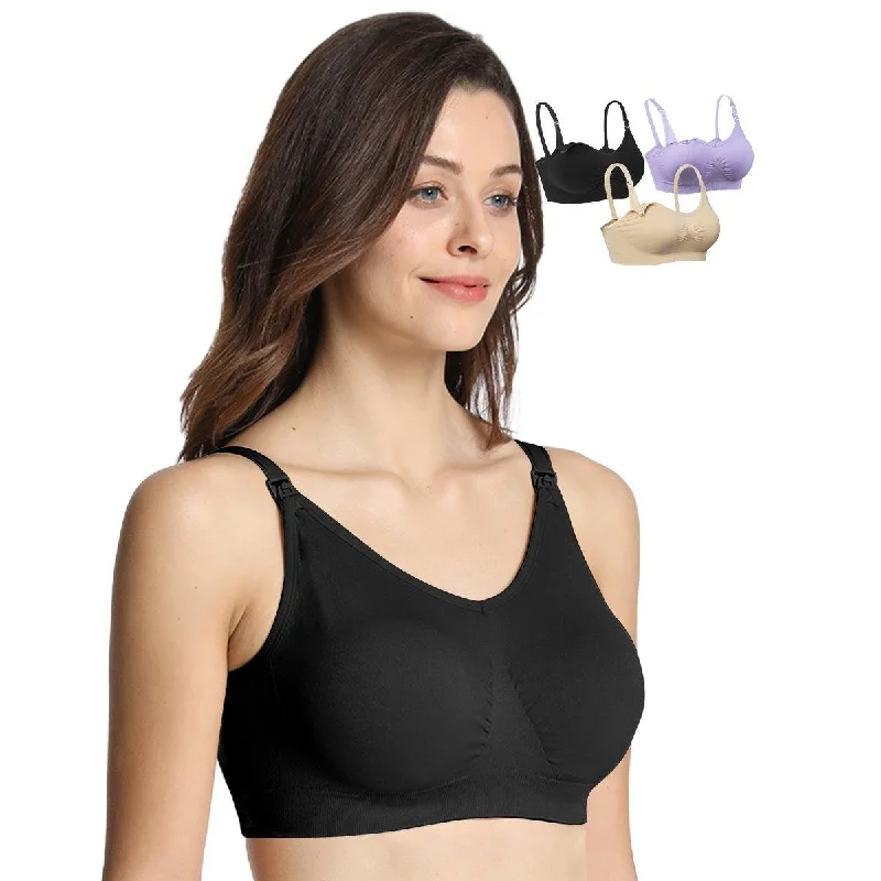 iLoveSIA 3PACK Womens Maternity & Nursing Bras Best selling styles