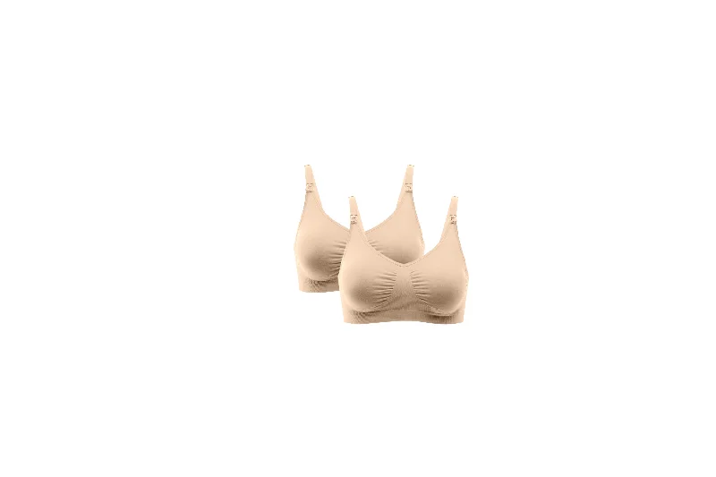 Kirsti Seamless Super Stretch Nursing Bra | 2 Pack Nude