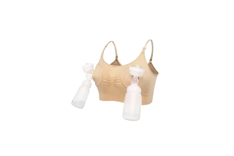 Hands Free Breast Pump Bra | Nude