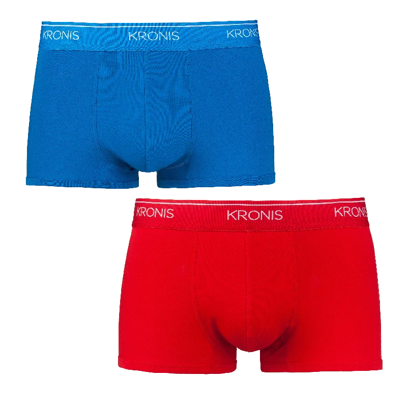 KRONIS Low Rise Trunks - Red + Blue