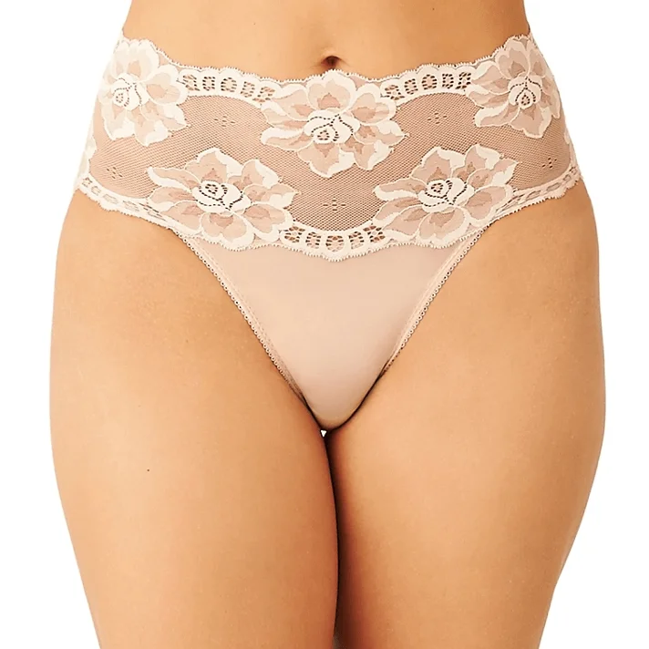 Light and Lacy Hi Cut Brief 879363 Rose Dust