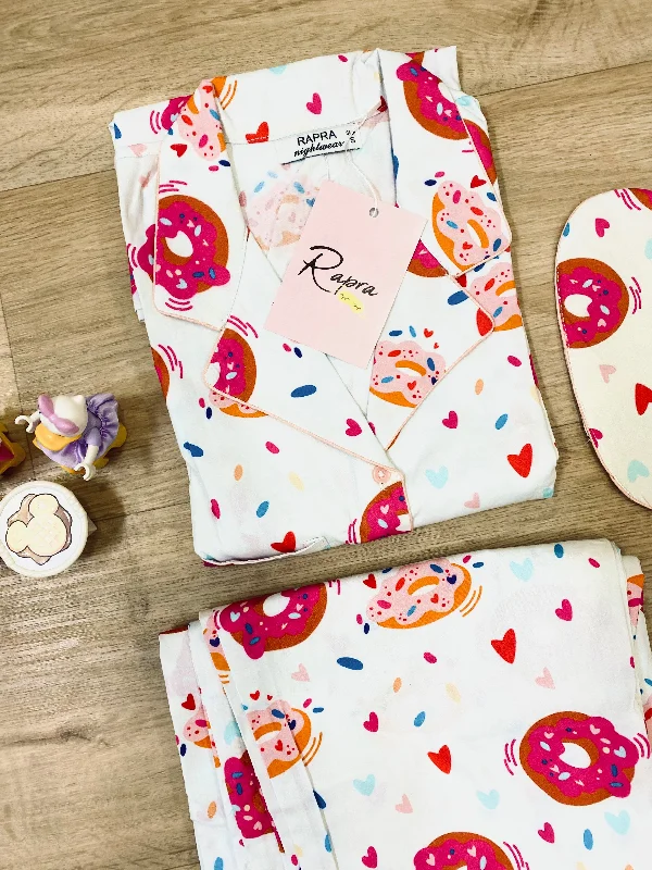 MAD OVER DONUT - TWINNING PAJAMA SET