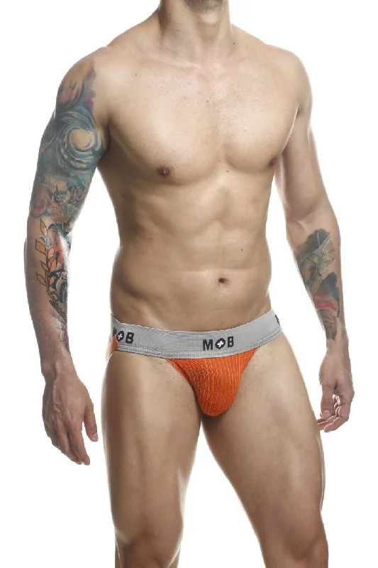 MaleBasics MBL107 MOB Classic Fetish Jock 3 Inches Jockstrap Color Orange