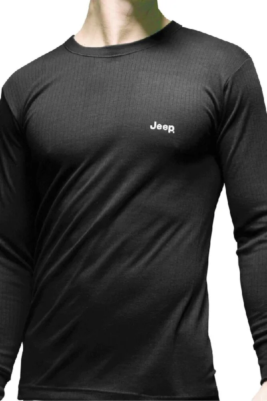 Mens 1 Pack Jeep Long Sleeved Thermal T-Shirt