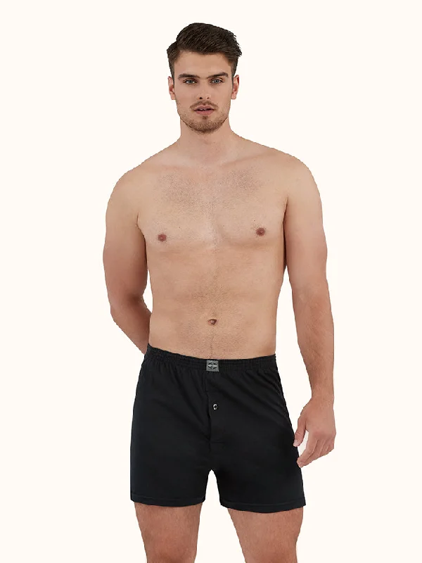 Men's Combed Cotton Boxer Briefs (6 Pack)