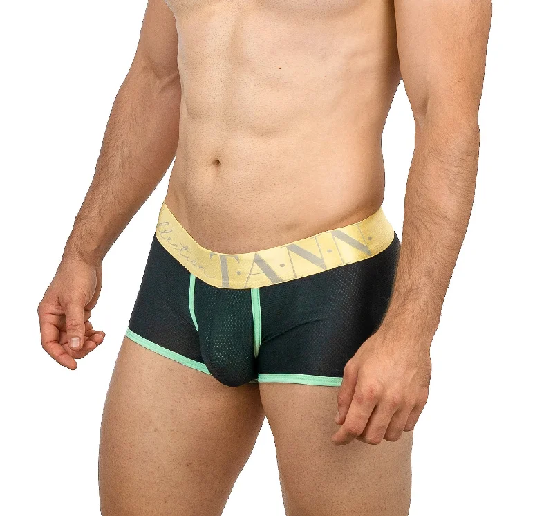 Mesh Trunk - Black/Mint