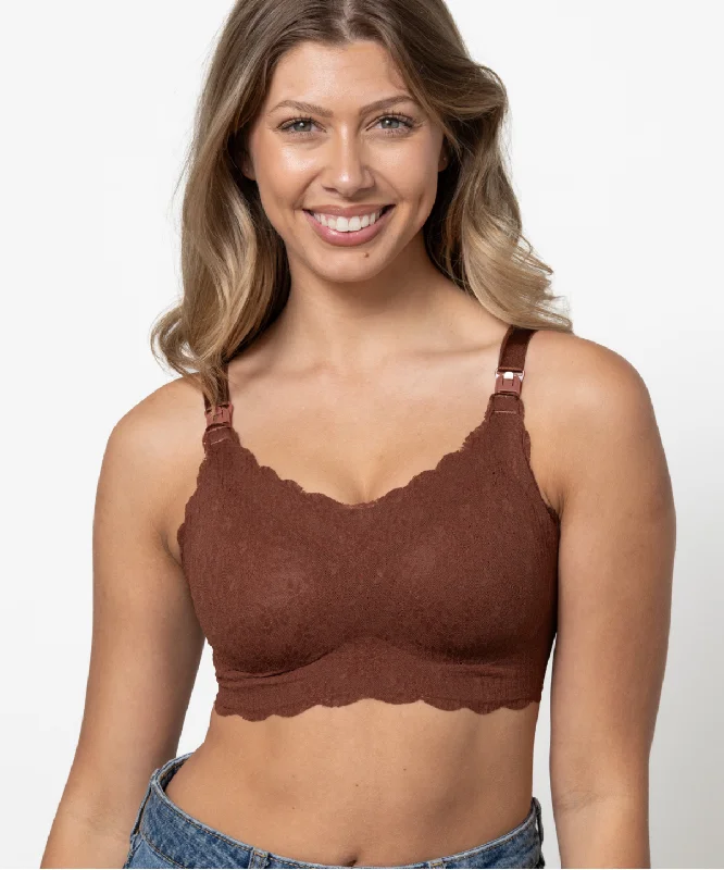 Sienna Sunset Lace Nursing Bra