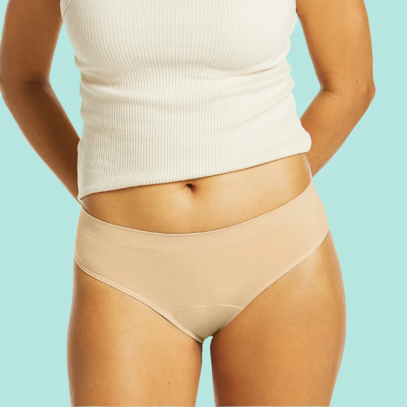 *PREORDER* ADULTS SEAMFREE PERIOD BIKINI BRIEF NUDE