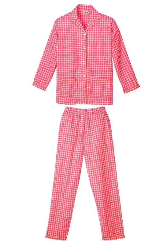 Pyjama Camille Vichy Rose