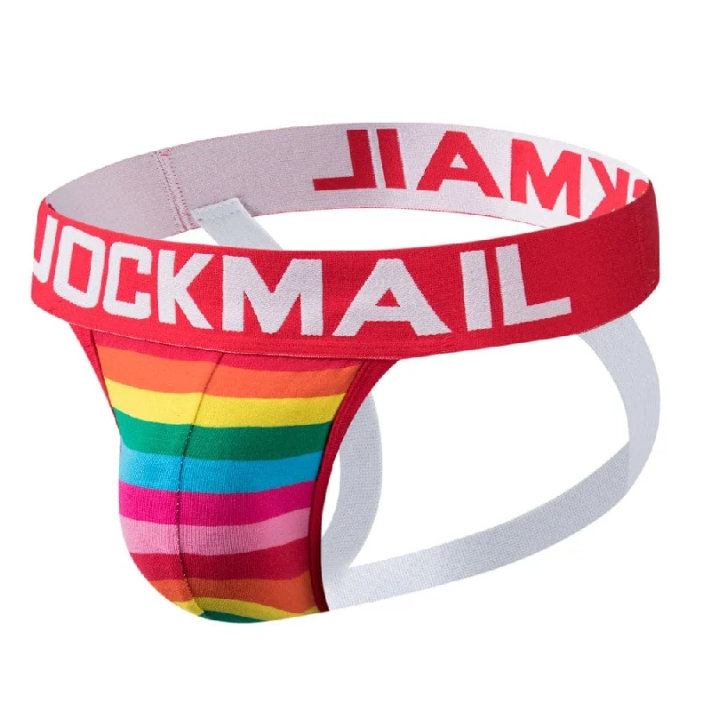 Rainbow Stripe Cotton Pride Jockstrap