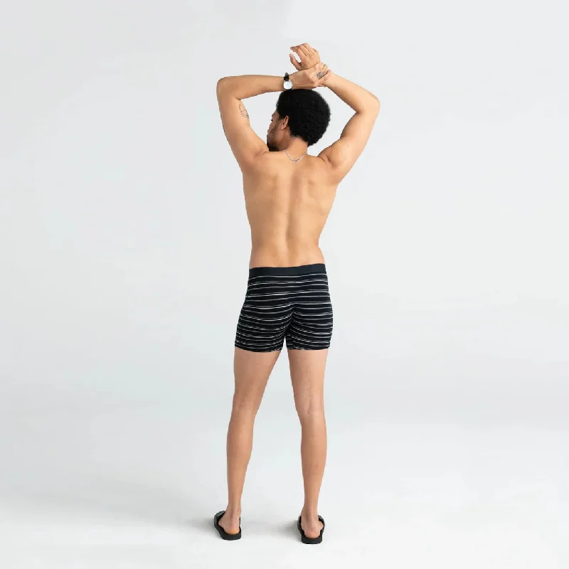 Saxx Vibe Super Soft Boxer Brief - Black Coast Stripe