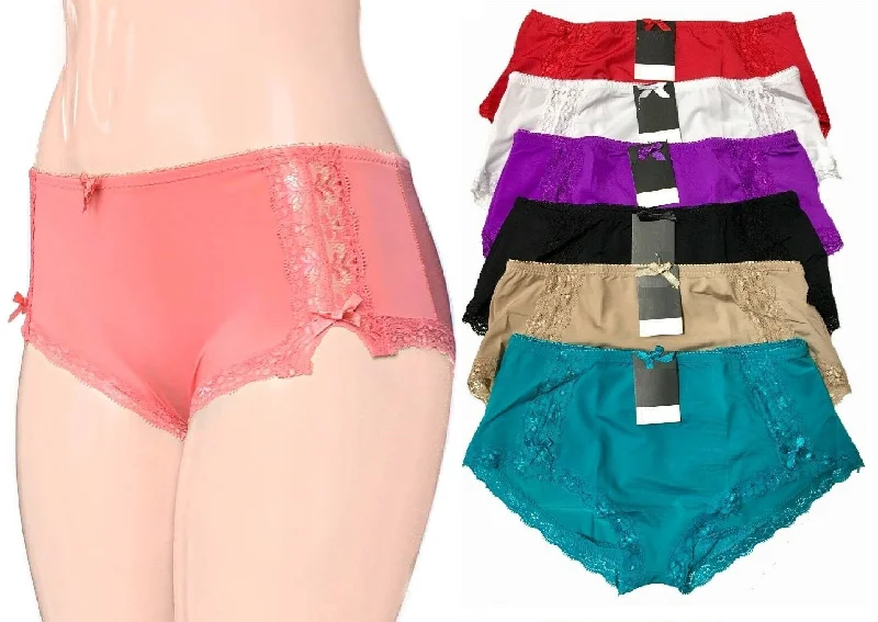 Effortless Ribbons & Lace Sides Boyshorts