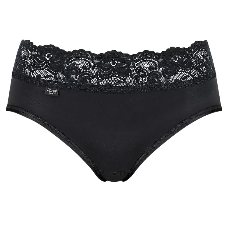 Sloggi Romance Midi Brief - Black