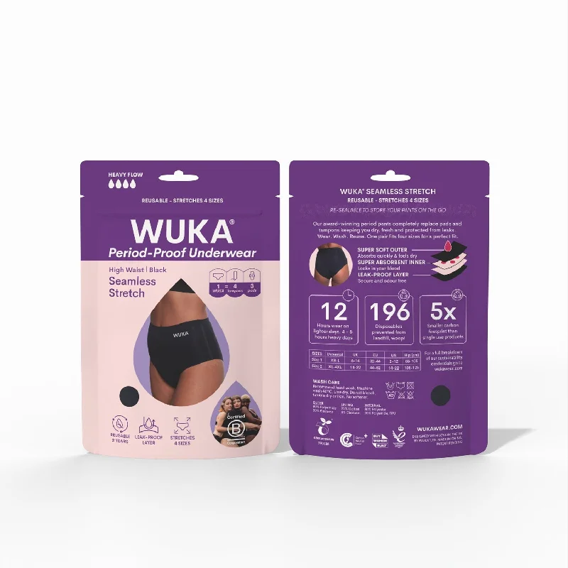 WUKA Stretch Seamless High Waist Heavy