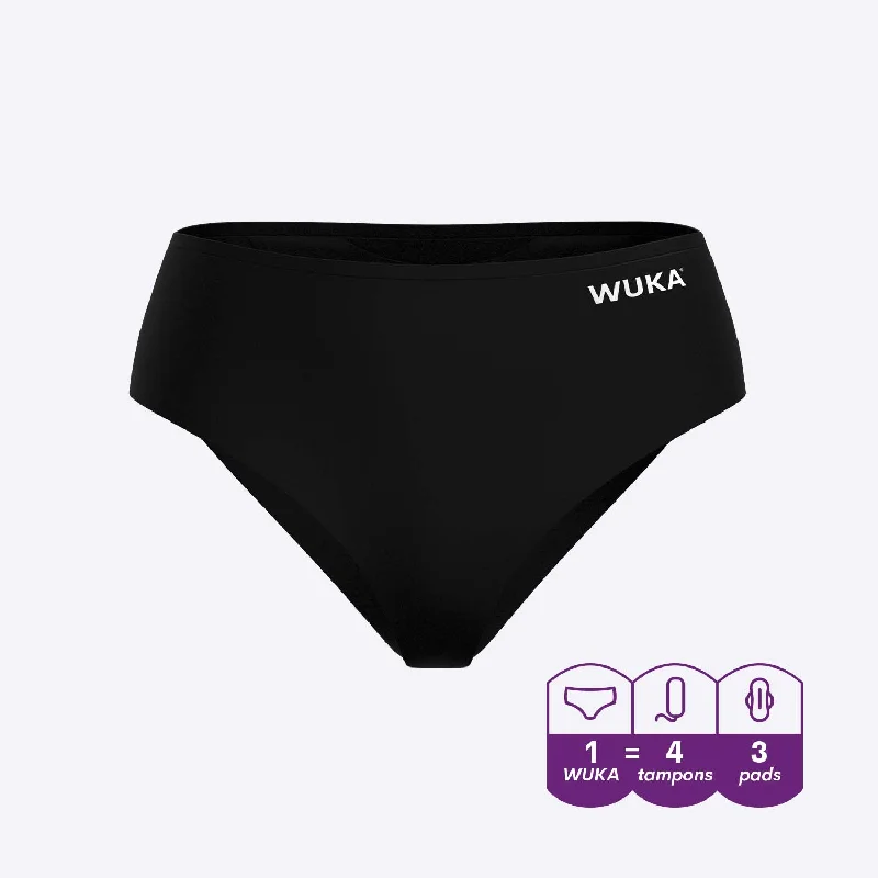 WUKA Teen Stretch Seamless - Heavy flow - Black