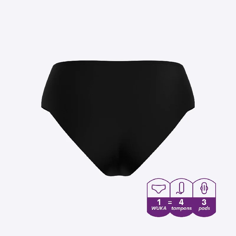 WUKA Teen Stretch Seamless - Heavy flow - Black