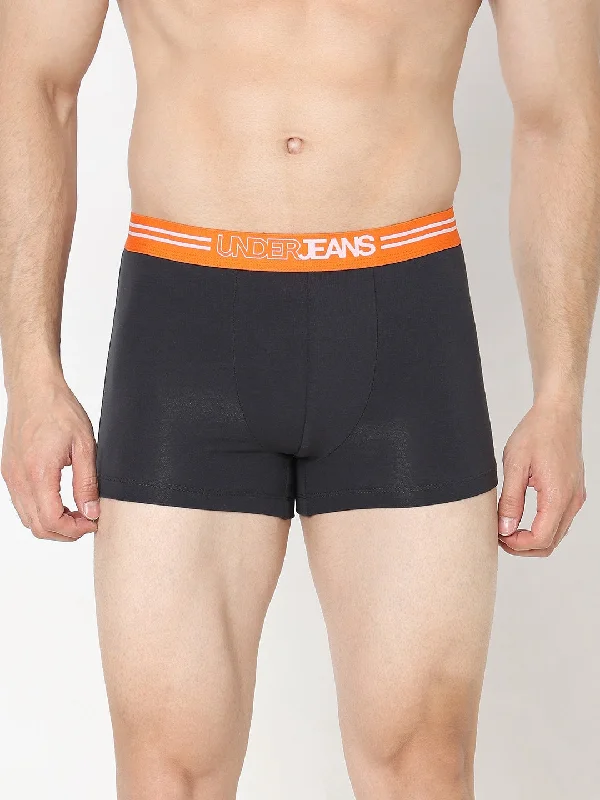 Underjeans by Spykar Men Premium Dark Grey Trunk