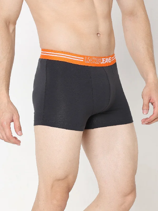 Underjeans by Spykar Men Premium Dark Grey Trunk