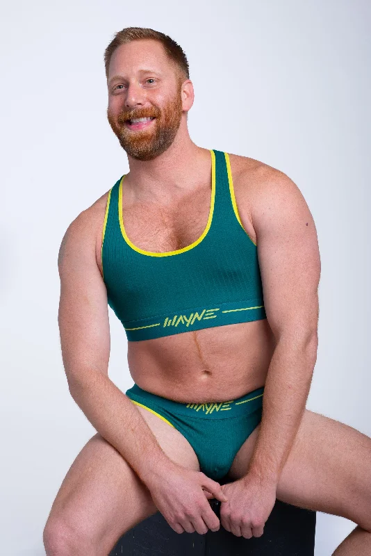 Viking Green Cotton Thong Set