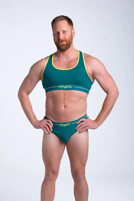 Viking Green Cotton Thong Set