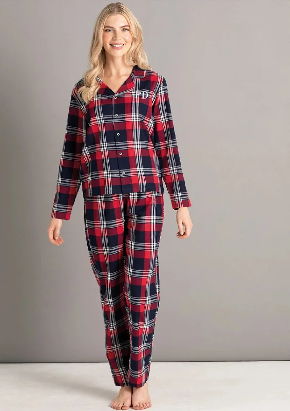 Womens Tartan Pyjamas