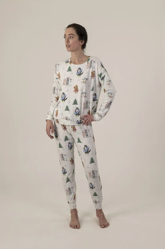 Aspen dogs cozy long pajama set