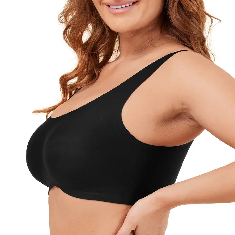 Black Seamless Sexy Bra