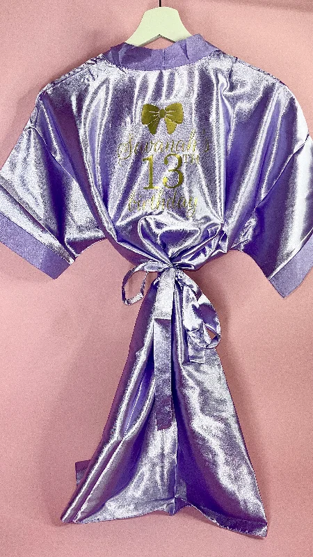 Personalised Robe | Lilac Discontinued