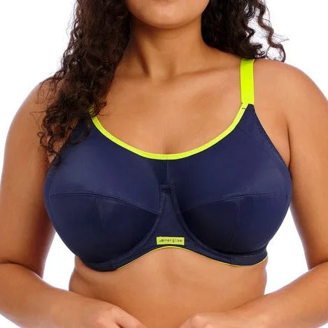 ELOMI ENERGISE UW SPORTS BRA NAVY